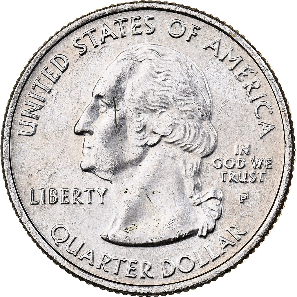 Estados Unidos da América, Quarter, 2007, U.S. Mint, Cobre Revestido a