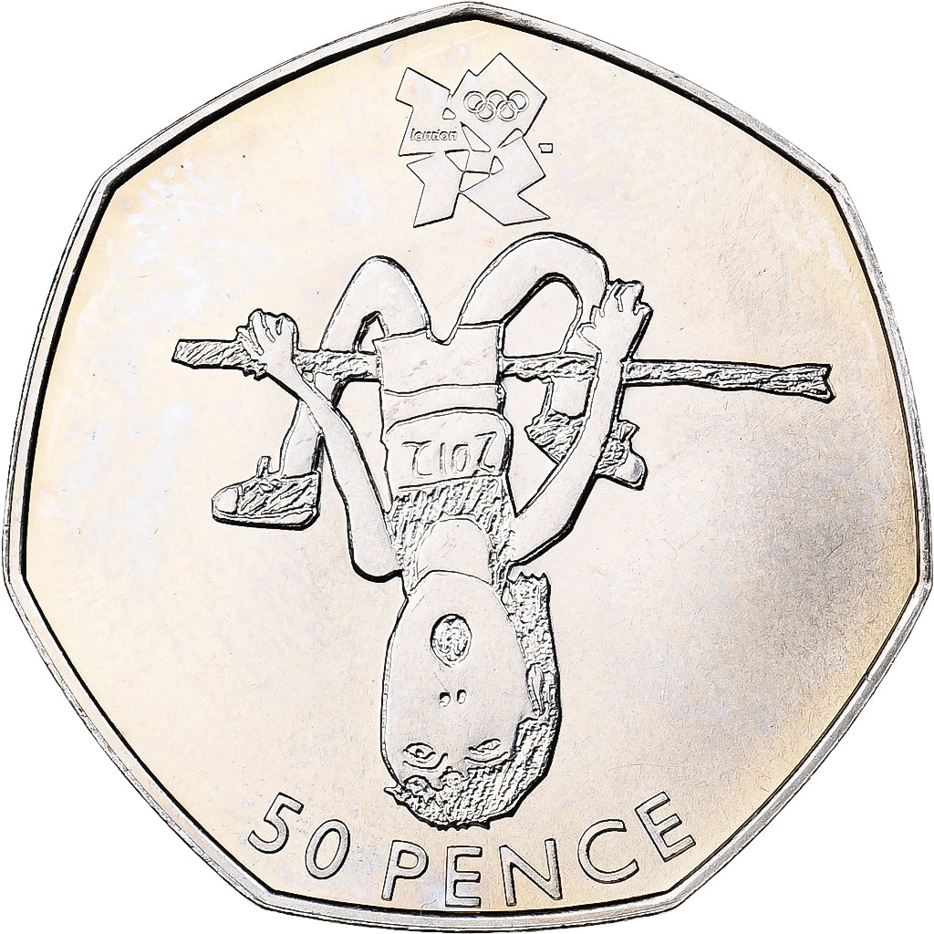 Great Britain, Elizabeth II, 50 Pence, 2009, British Royal Mint, Copper-nickel