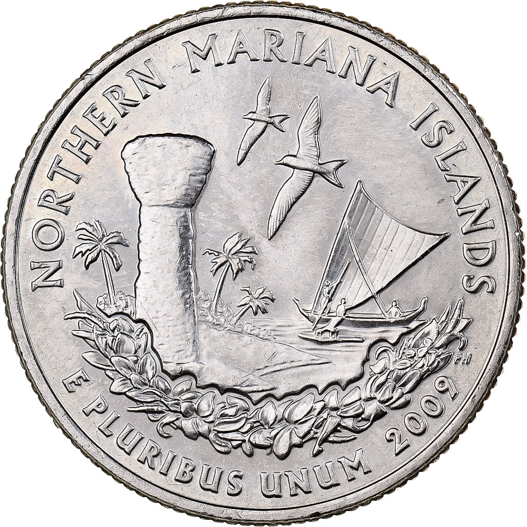 United States, Quarter, 2009, U.S. Mint, Copper-Nickel Clad Copper, MS(63)