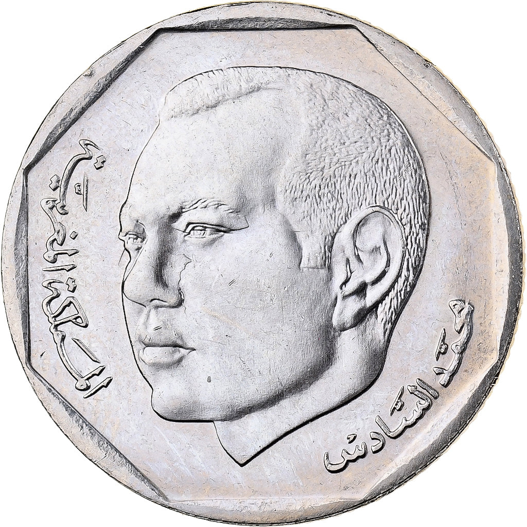 Maroc, Mohammed VI, 2 Dirhams, 2002, Cupro-nickel, FDC, KM:118