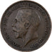 Grã-Bretanha, George V, Penny, 1917, Bronze, EF(40-45), KM:810