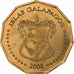 GALAPAGOS ISLANDS, Dolar, 2008, Latón, SC, KM:6