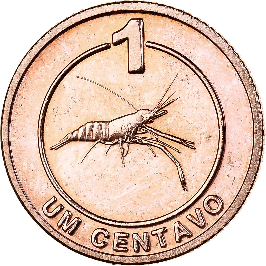 CABINDA, Centavo, 2008, Copper Plated Steel, MS(63), KM:14