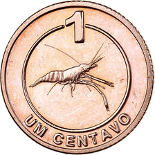 CABINDA, Centavo, 2008, Copper Plated Steel, MS(63), KM:14