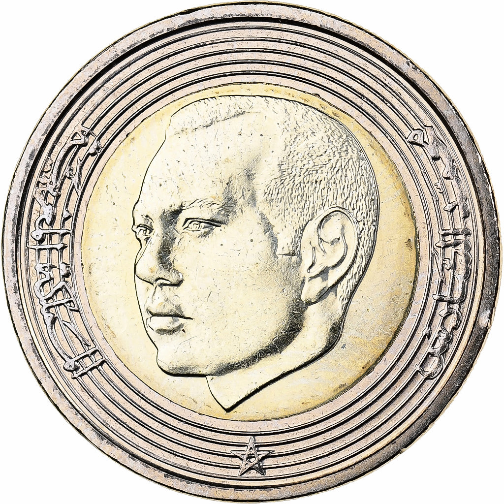 Maroc, Mohammed VI, 5 Dirhams, 2002, Paris, Bimétallique, FDC, KM:109