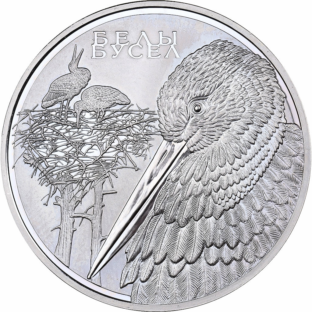 Bielorrússia, 20 Roubles, 2009, Prata, MS(63), KM:201