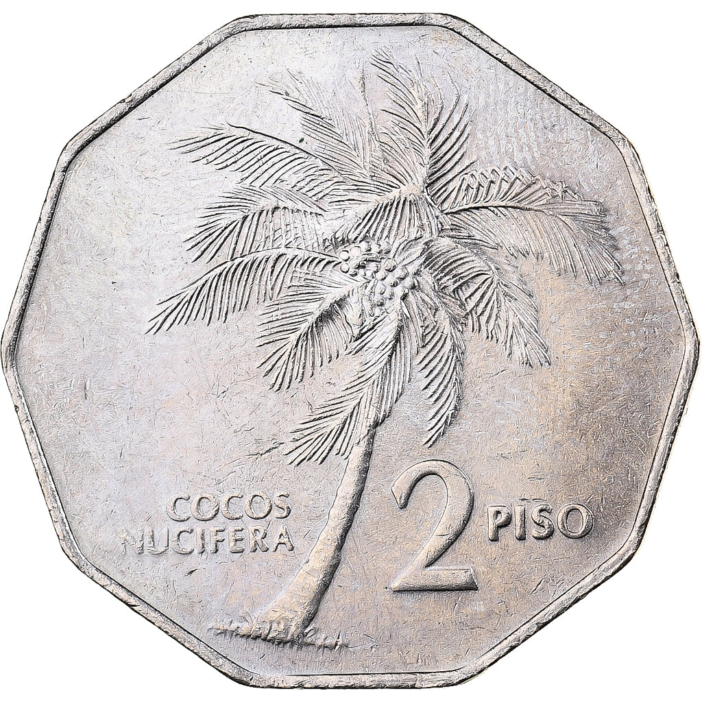 Philippines, 2 Piso, 1988, Copper-nickel, MS(63), KM:244