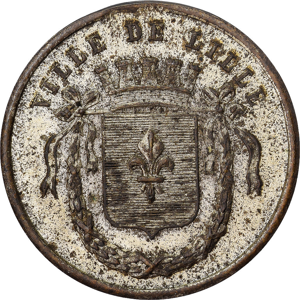 Francia, Token, Festival International de Musique de Lille, 1874, MB, Rame