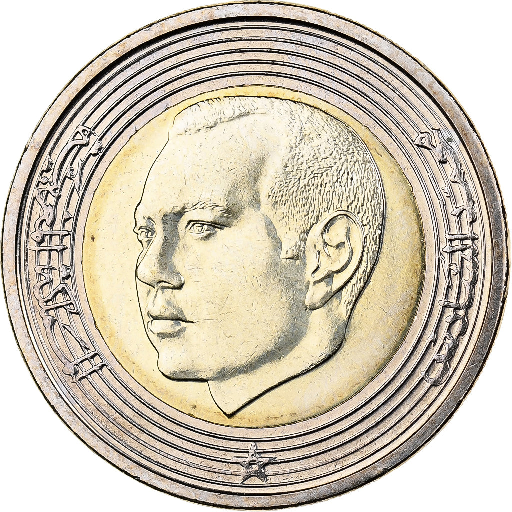 Maroc, Mohammed VI, 5 Dirhams, 2002/AH1423, Paris, Bimétallique, FDC, KM:109