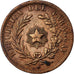 Paraguay, 4 Centesimos, 1870, Rame, BB, KM:4.2