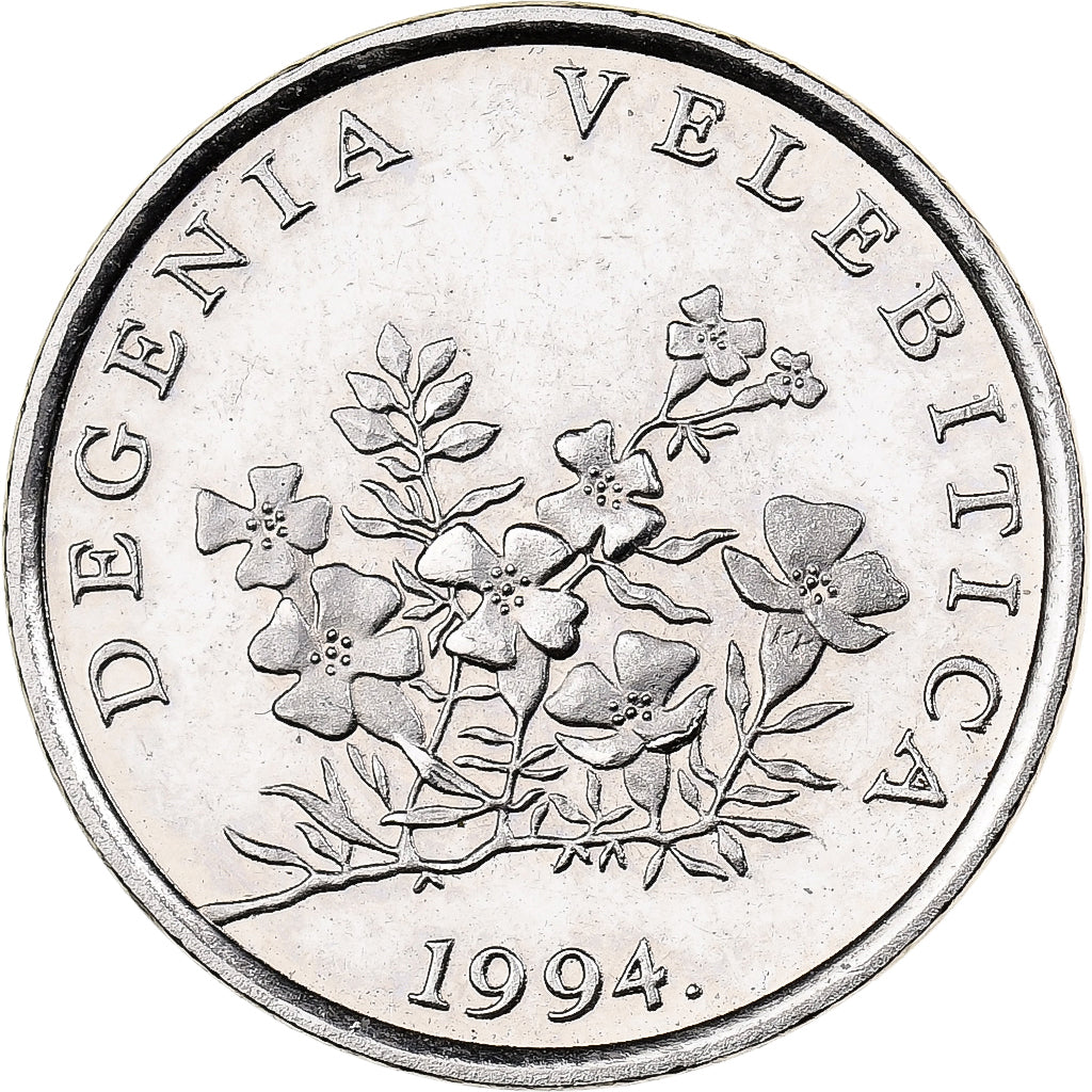 Croatie, 50 Lipa, 1994, Nickel plaqué acier, SPL, KM:19
