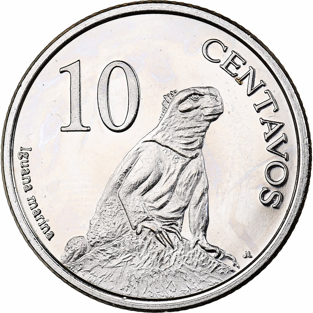 GALAPAGOS ISLANDS, 10 Centavos, 2008, Cobre - níquel, SC, KM:3