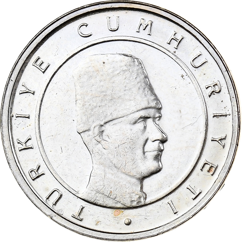 Turcja, 100000 Lira, 100 Bin Lira, 2002, Istanbul, Miedź-Nikiel-Cynk