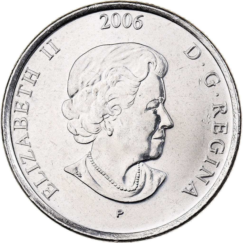 Kanada, Elizabeth II, 25 Cents, 2006, Royal Canadian Mint, Nickel plated steel