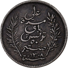 Tunisia, Ali Bey, 50 Centimes, AH 1308/1891, Paris, Silver, EF(40-45), KM:223