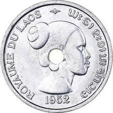 Lao, Sisavang Vong, 10 Cents, 1952, Paris, Aluminum, MS(65-70), KM:4