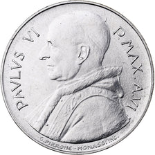 CIDADE DO VATICANO, Paul VI, 100 Lire, 1968 (Anno VI), Rome, Aço Inoxidável