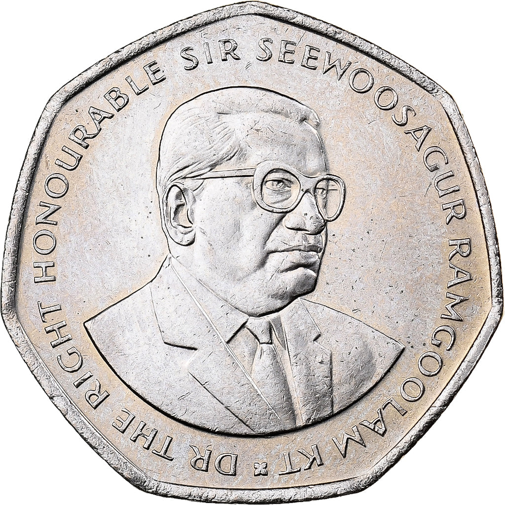 Mauritius, 10 Rupees, 2000, Rame-nichel, SPL, KM:61