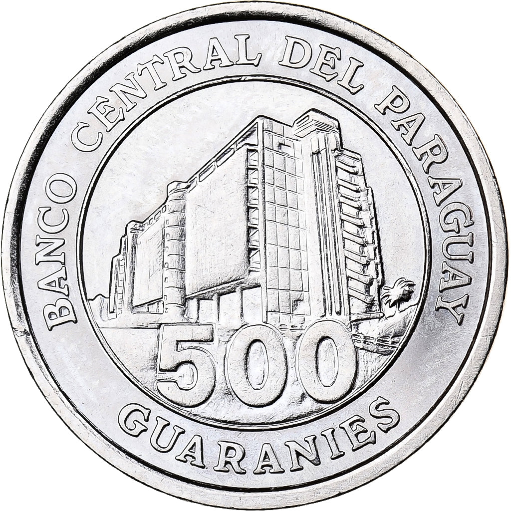 Paraguay, 500 Guaranies, 2006, Nickel-Steel, FDC, KM:195a