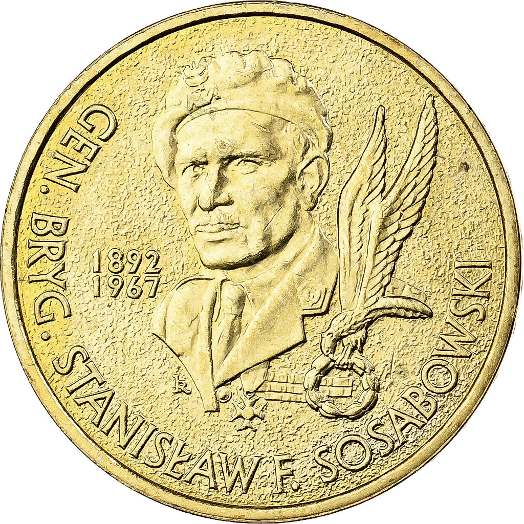 Poland, 2 Zlote, 2004, Warsaw, Brass, MS(65-70), KM:499