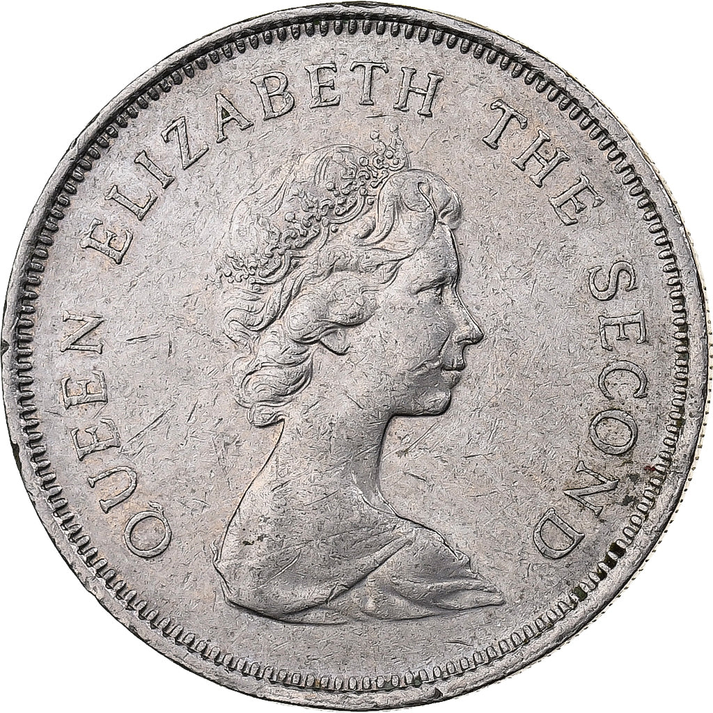 Hong Kong, Elizabeth II, Dollar, 1979, Heaton, Rame-nichel, BB, KM:43