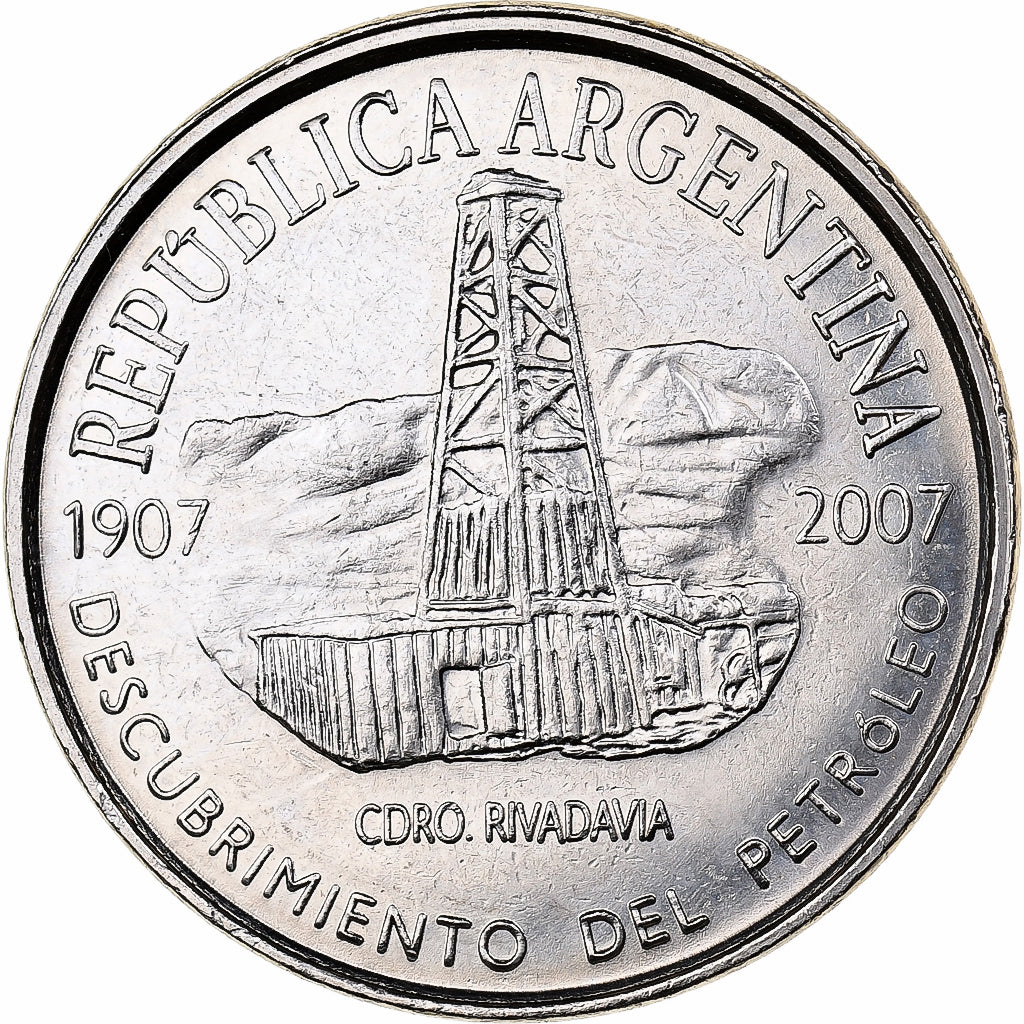 Argentine, 2 Pesos, 2007, Cupro-nickel, SPL, KM:145