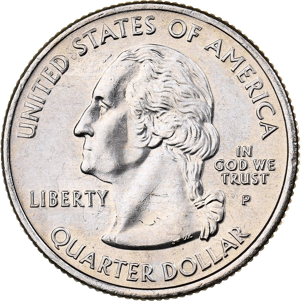 Stati Uniti, Quarter, 2007, U.S. Mint, Rame ricoperto in rame-nichel, FDC