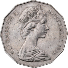 Australia, Elizabeth II, 50 Cents, 1976, Copper-nickel, EF(40-45), KM:68