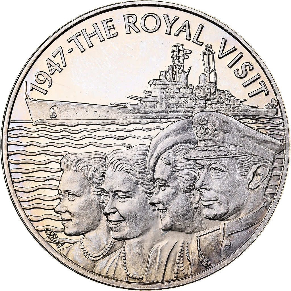 Sint Helena, Elizabeth II, 50 Pence, 2002, Valcambi, Cupro-nikkel, PROOF