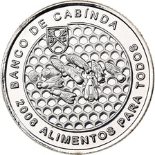 CABINDA, 50 Centavos, 2008, Nickel Clad Steel, MS(63), KM:19