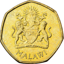 Malawi, 50 Tambala, 2004, Brass plated steel, MS(63), KM:66