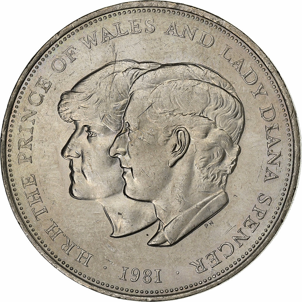 Groot Bretagne, Elizabeth II, 25 New Pence, 1981, Cupro-nikkel, FDC, KM:925