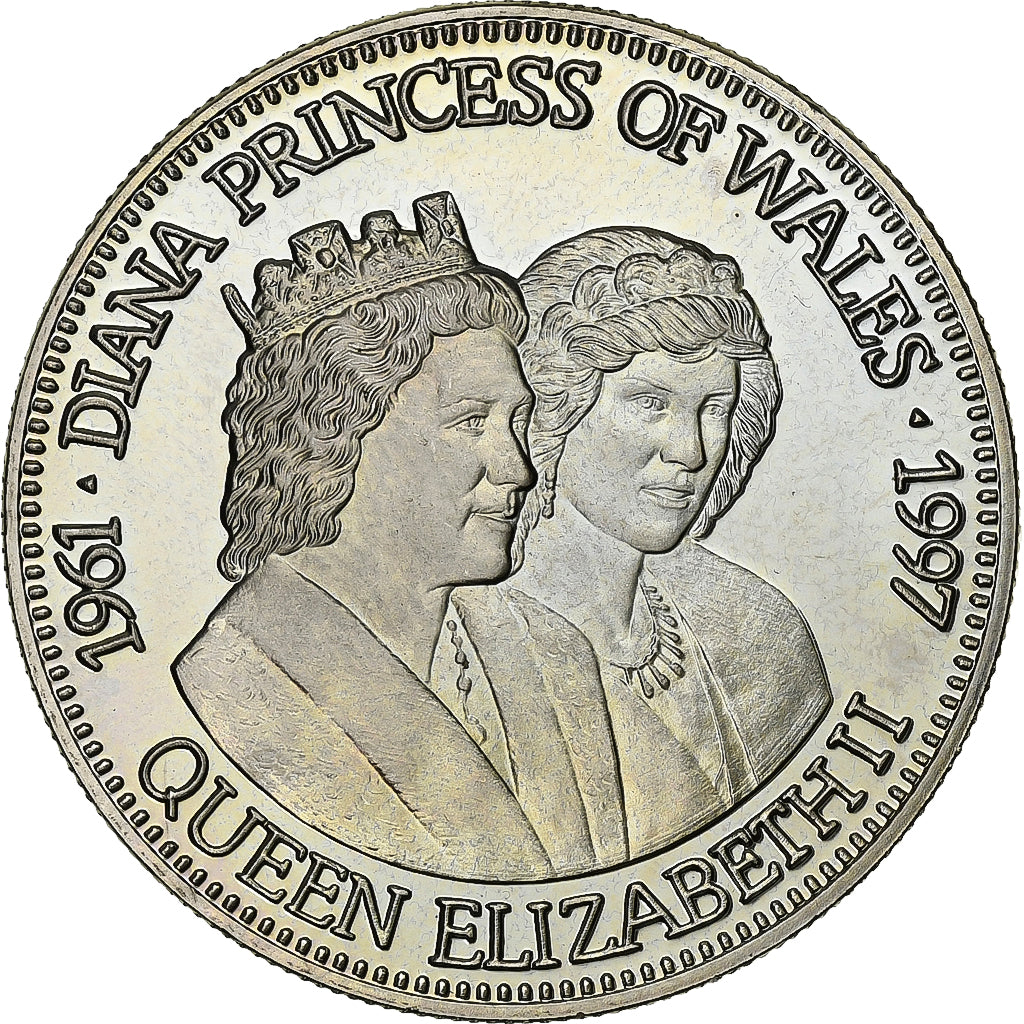 Liberia, 5 Dollars, 1997, Cobre - níquel, SC, KM:459