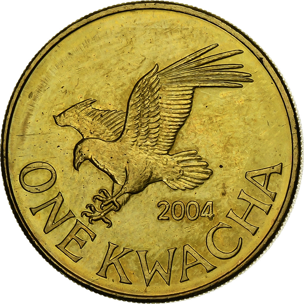 Malawi, Kwacha, 2004, Brass plated steel, MS(65-70), KM:65