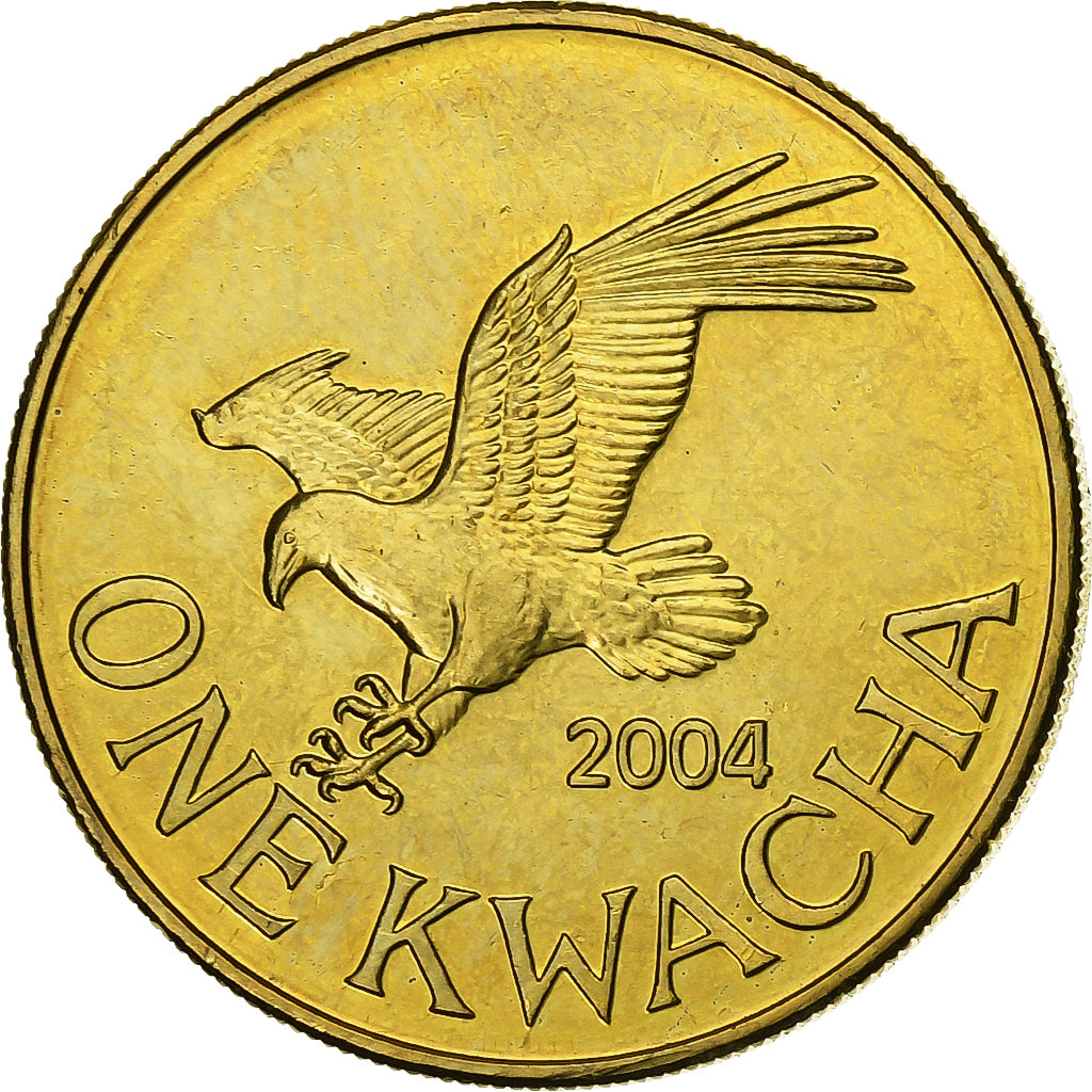 Malawi, Kwacha, 2004, Brass plated steel, MS(63), KM:65