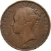 Great Britain, Victoria, Penny, 1854, Copper, VF(30-35), KM:739