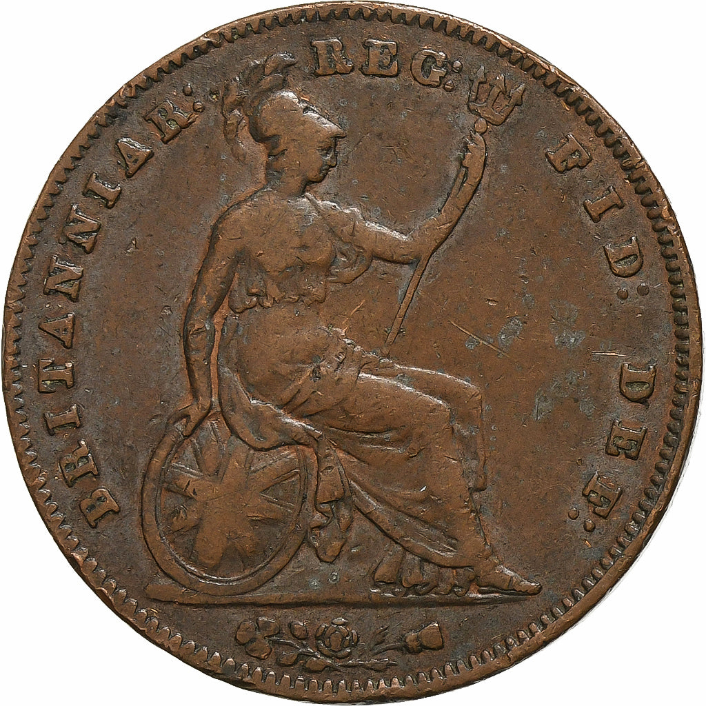 Great Britain, Victoria, Penny, 1854, Copper, VF(30-35), KM:739