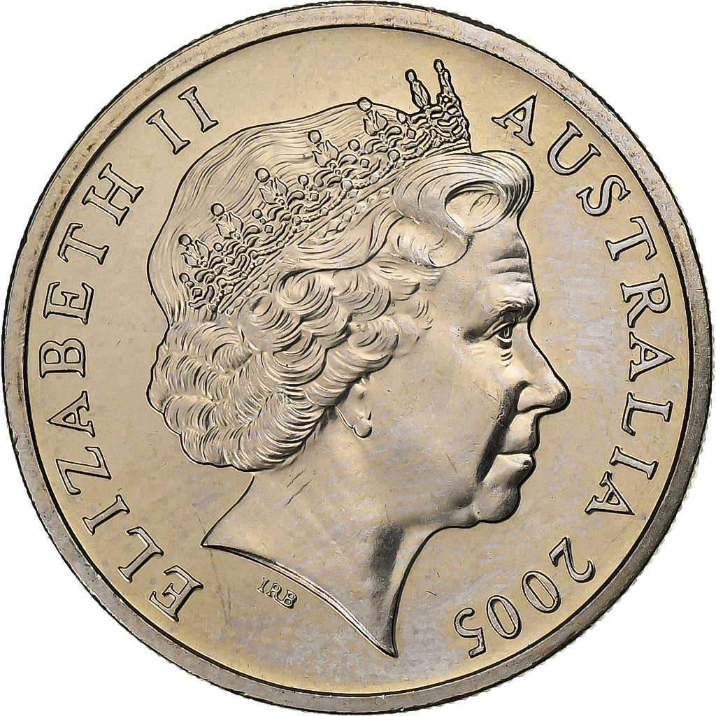 Australië, Elizabeth II, 10 Cents, 2005, Cupro-nikkel, FDC, KM:402
