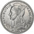 Réunion, 2 Francs, 1969, Aluminum, MS(65-70), KM:8
