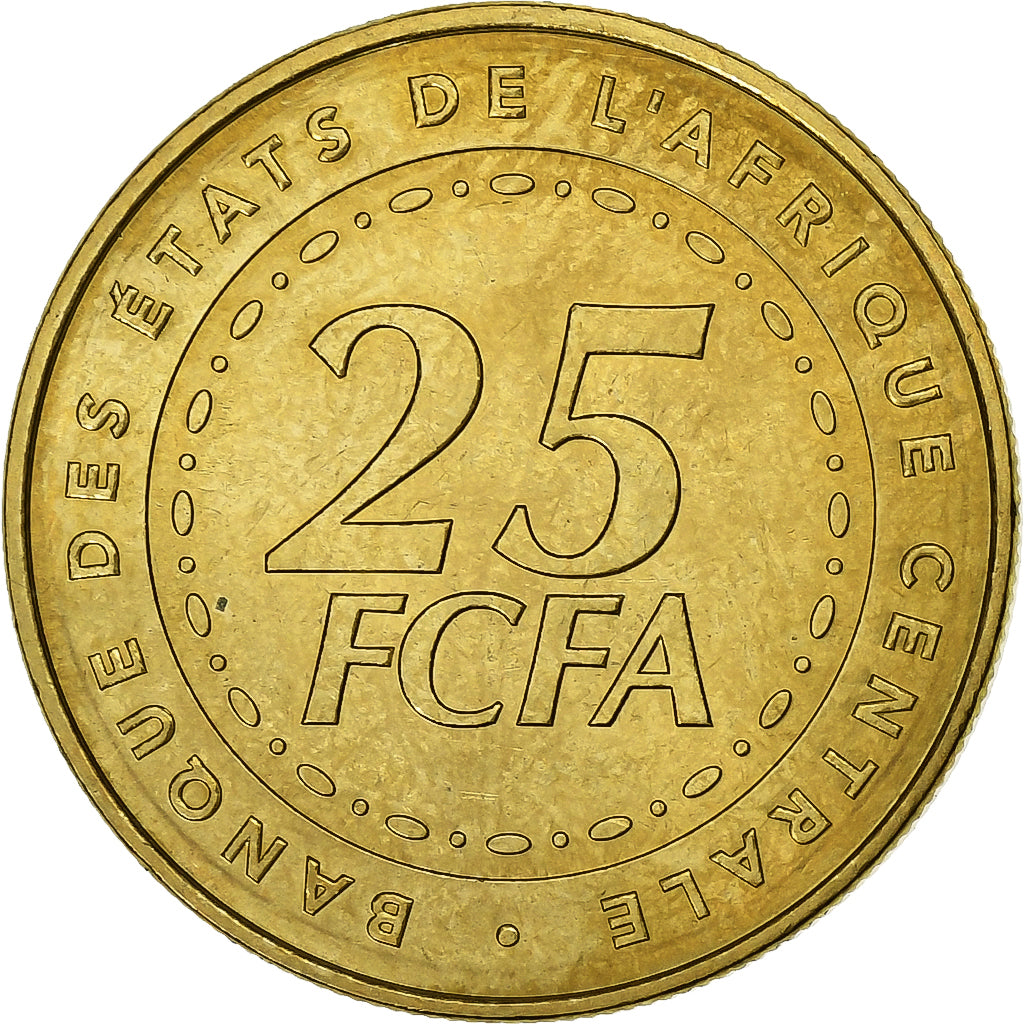 Zentralafrikanische Staaten, 25 Francs, 2006, Paris, Messing, STGL, KM:20
