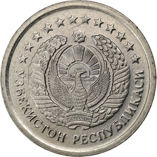 Uzbekistan, 5 Som, 1997, Nickel Clad Steel, MS(65-70), KM:9
