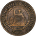 French Indo-China, Cent, 1888, Paris, Bronze, VF(20-25), KM:1