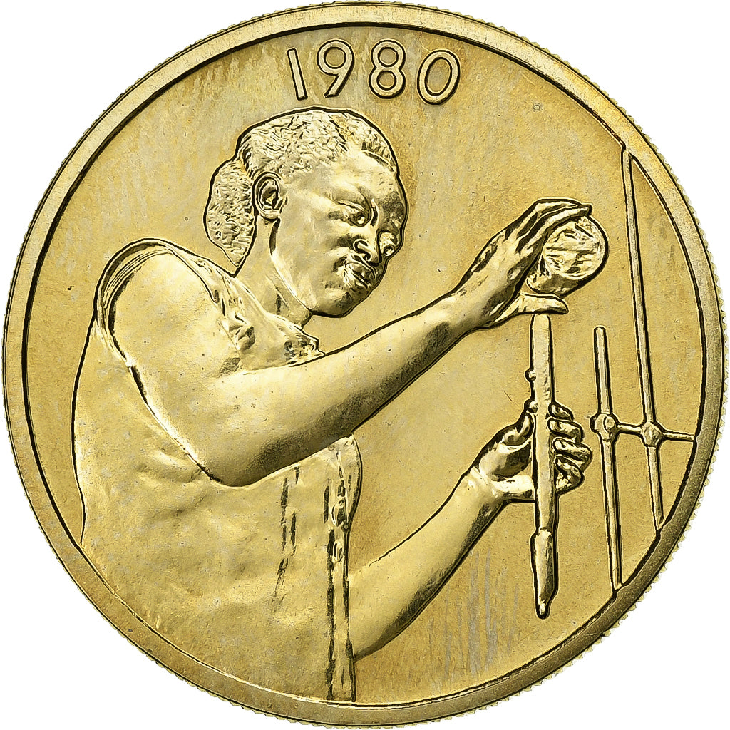 West African States, 25 Francs, 1980, Aluminum-Bronze, MS(65-70), KM:E9