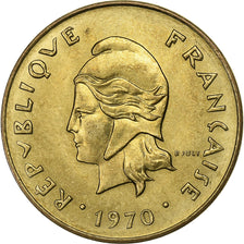 Nieuwe Hebriden, 5 Francs, 1970, Paris, Nickel-brass, FDC, KM:6.1