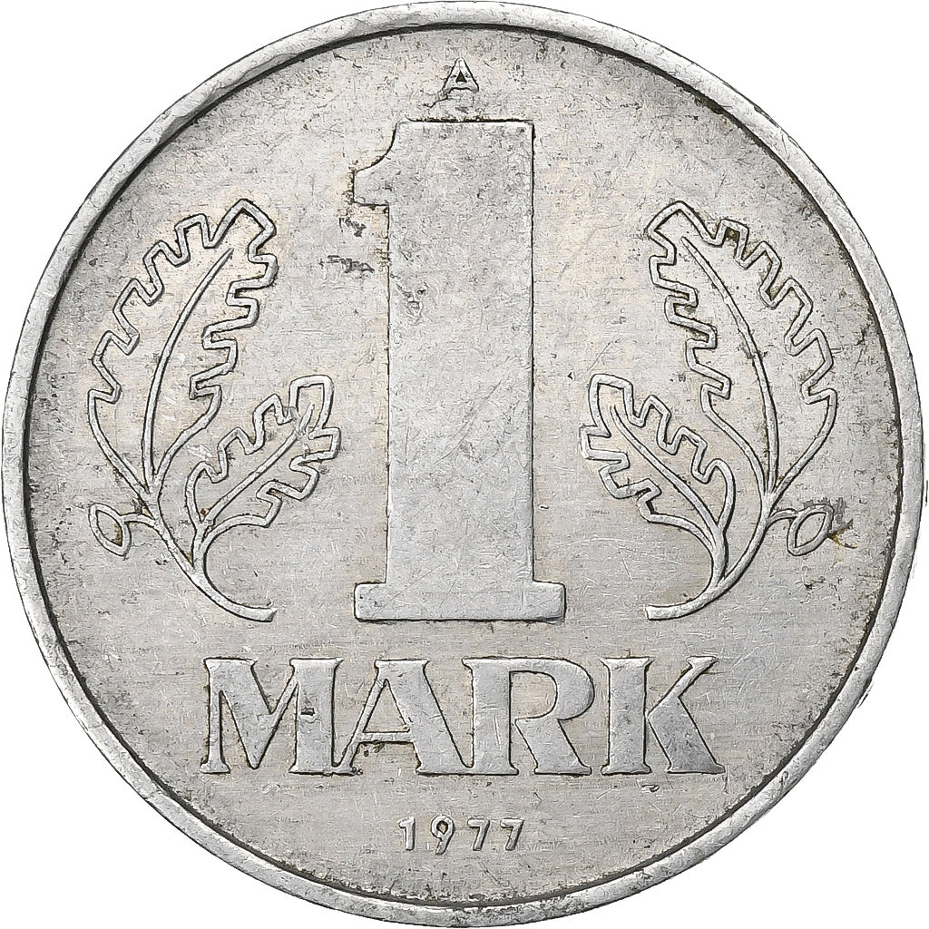 GERMAN-DEMOCRATIC REPUBLIC, Mark, 1977, Berlin, Aluminium, SS, KM:35.2