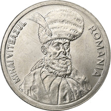 Romania, 100 Lei, 1994, Nickel plated steel, AU(55-58), KM:111