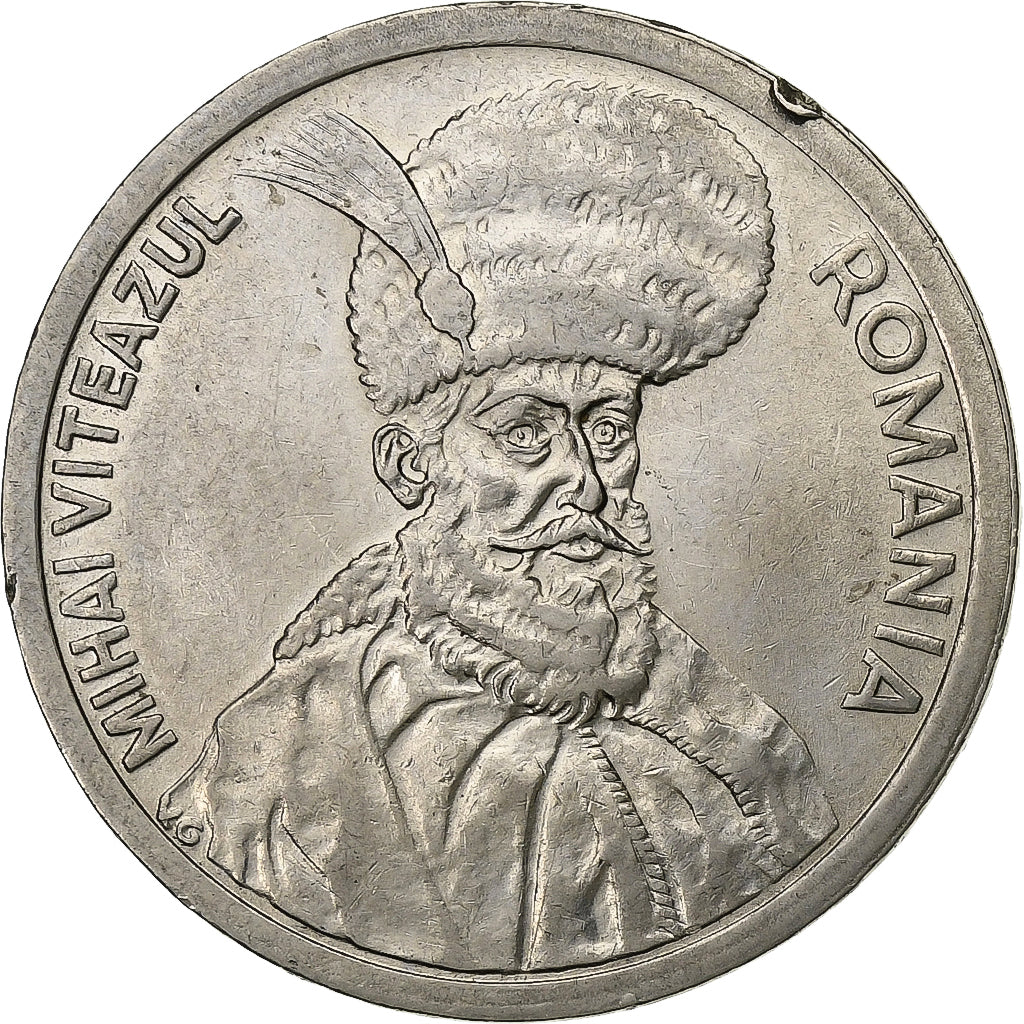 Romania, 100 Lei, 1994, Acciaio placcato nichel, BB, KM:111