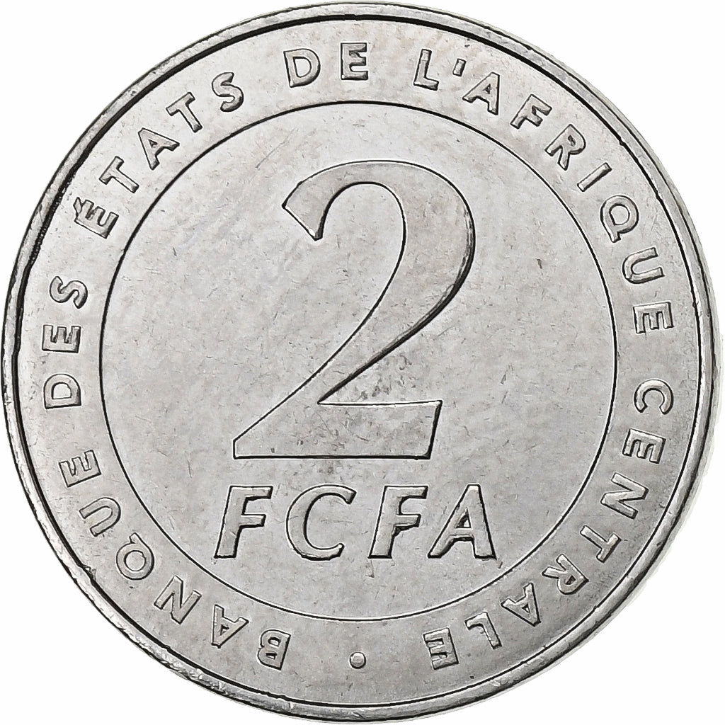 Państwa Afryki Środkowej, 2 Francs, 2006, Paris, Stal nierdzewna, MS(65-70)