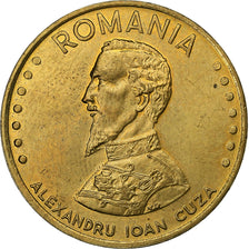 Romania, 50 Lei, 1995, Brass Clad Steel, MS(63), KM:110