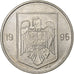 Romania, 5 Lei, 1995, Acciaio placcato nichel, SPL, KM:114
